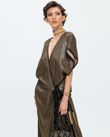 Чокер-лента со стразами