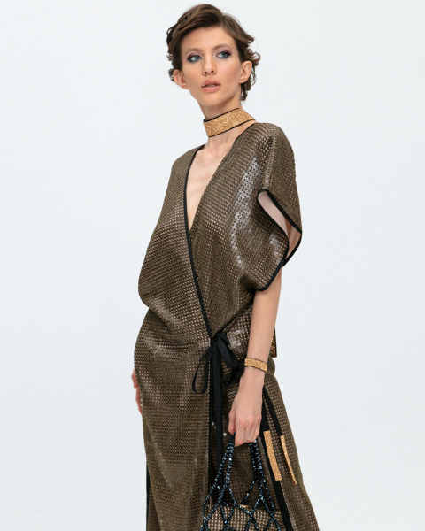 Чокер-лента со стразами