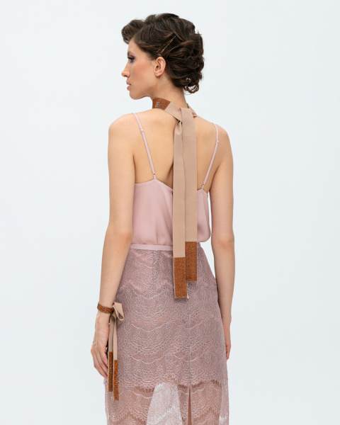 Чокер-лента со стразами