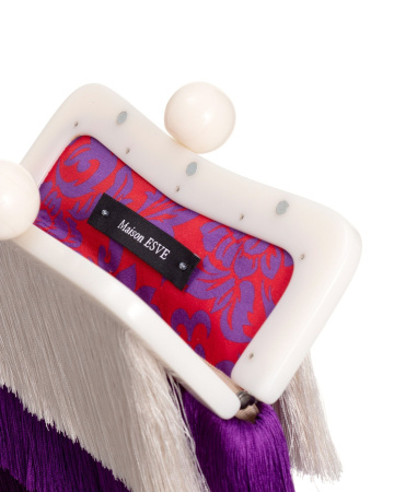 Клатч из бахромы