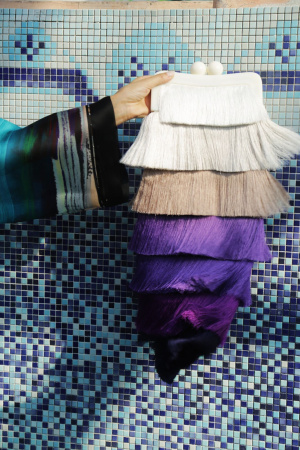 Клатч из бахромы Long