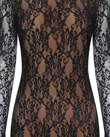 Макси платье с открытой спинкой и съемным декором