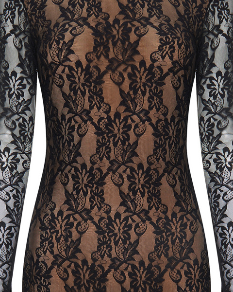 Макси платье с открытой спинкой и съемным декором