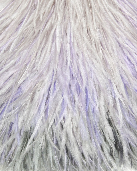 Перьевой клатч с цепочкой Перьевой клатч с цепочкой