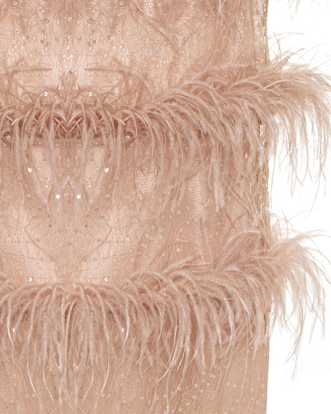 Платье мини прямое без рукавов