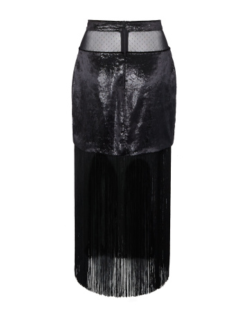 Юбка-мини с кокеткой