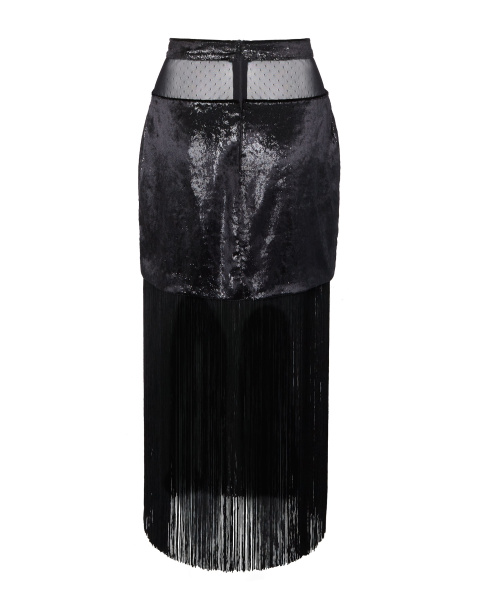 Юбка-мини с кокеткой