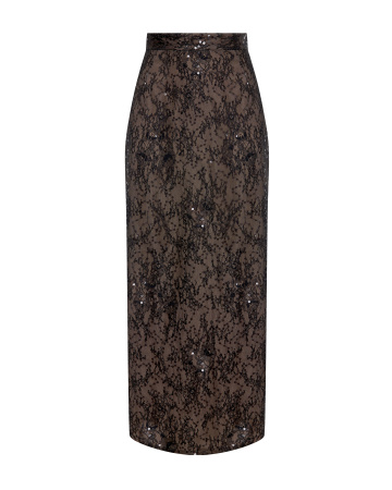 Юбка макси на поясе 