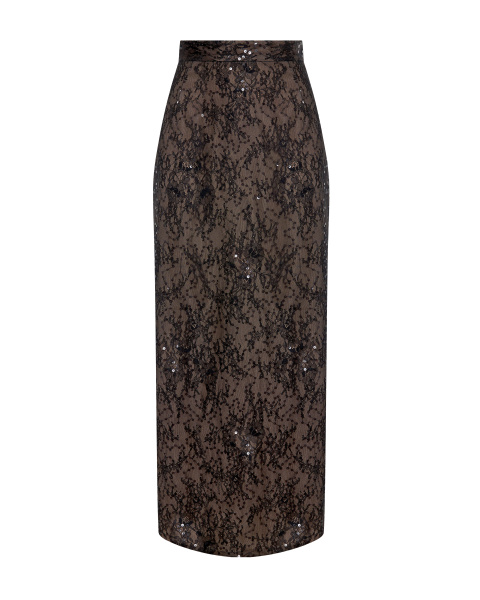 Юбка макси на поясе 