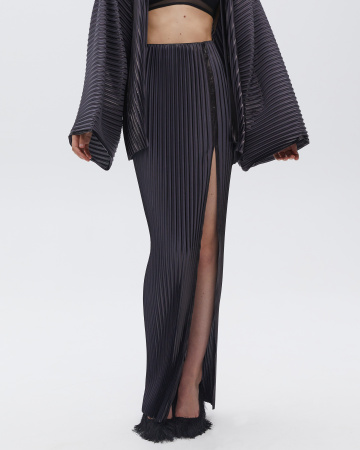 Юбка плиссе макси 