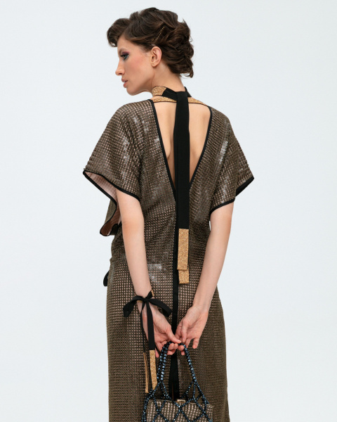 Чокер-лента со стразами