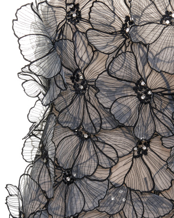 Мини-сарафан футляр из органзы