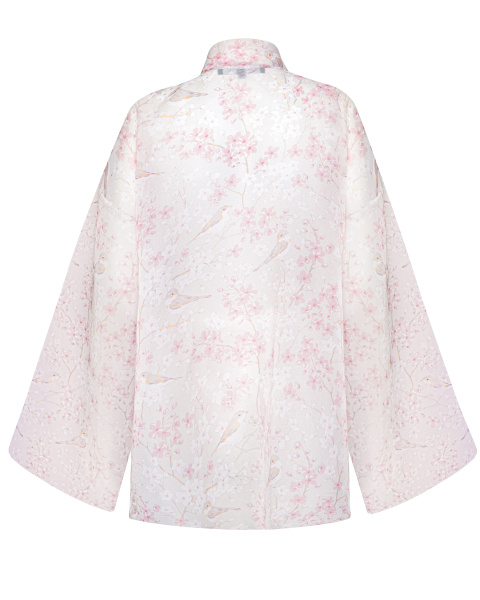 Свободная блуза-кимоно с лентами Свободная блуза-кимоно с лентами