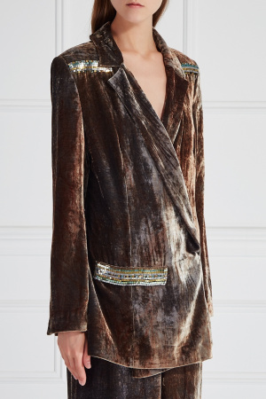 Бархатный жакет 