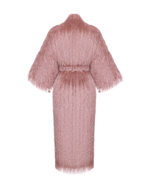 Текстурная накидка с поясом