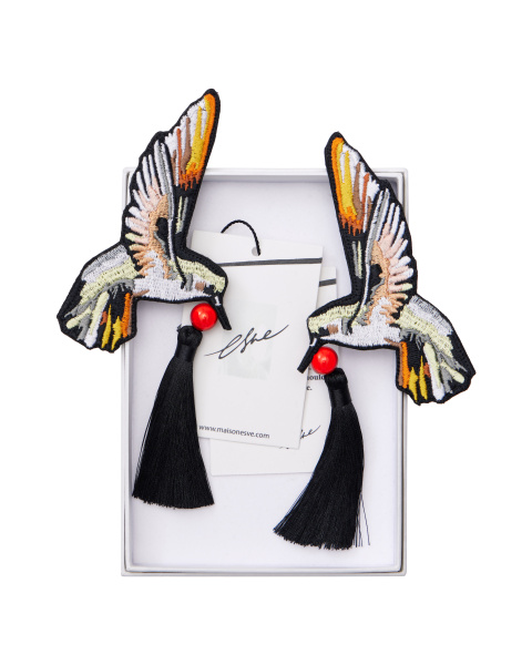 Парные броши "Неразлучники"