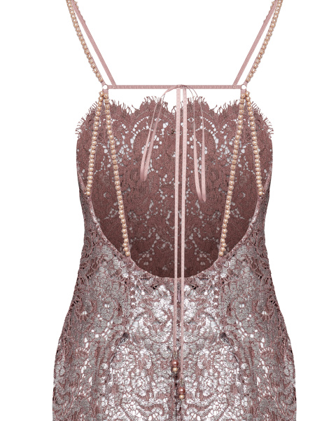 Сарафан кружевной миди с расшитыми бретелями