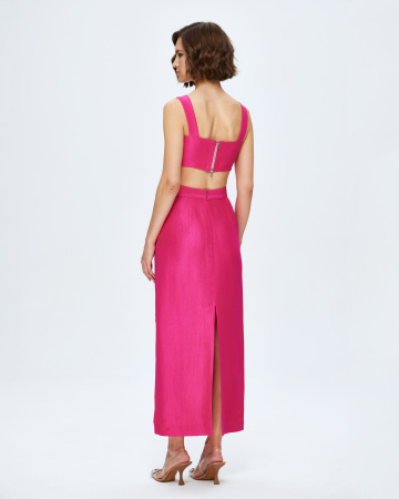 Юбка макси со стразами