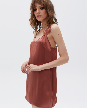 Платье-комбинация мини