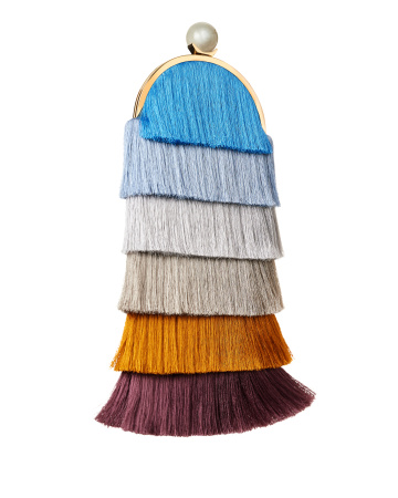 Клатч из бахромы