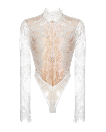 Боди кружевное с открытой спинкой