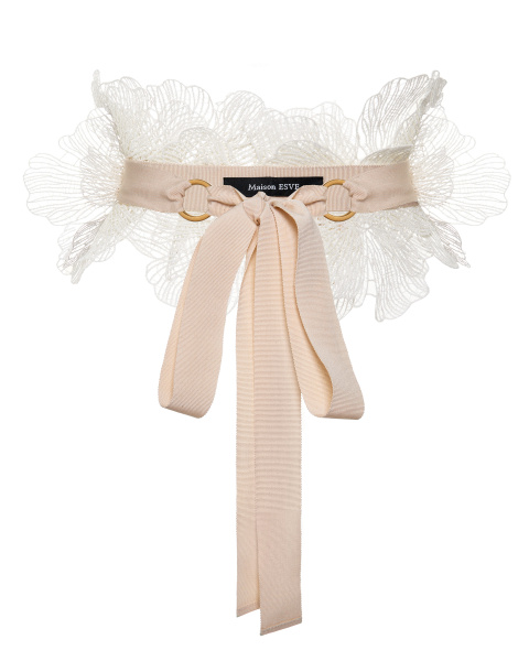 Пояс-лента с цветами