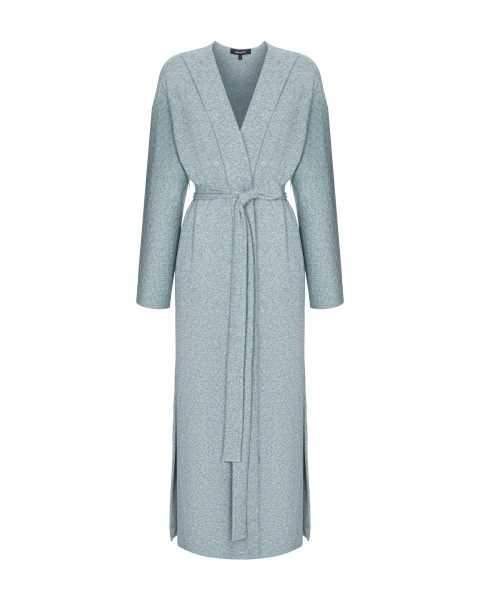 Кардиган из меланжа с поясом