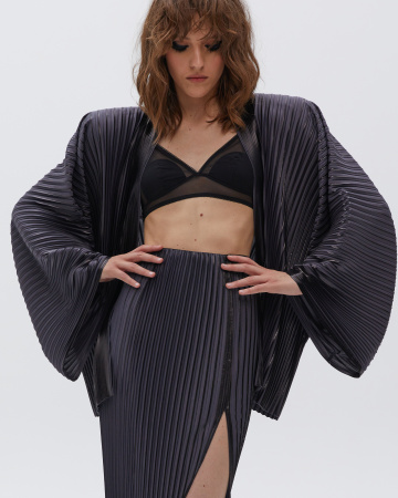 Юбка плиссе макси 