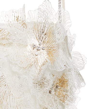 Мини-сарафан футляр из органзы