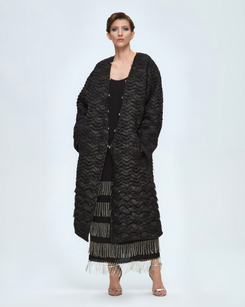 Пуховик с отстегивающимся шарфом