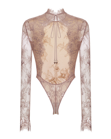 Боди кружевное с открытой спинкой