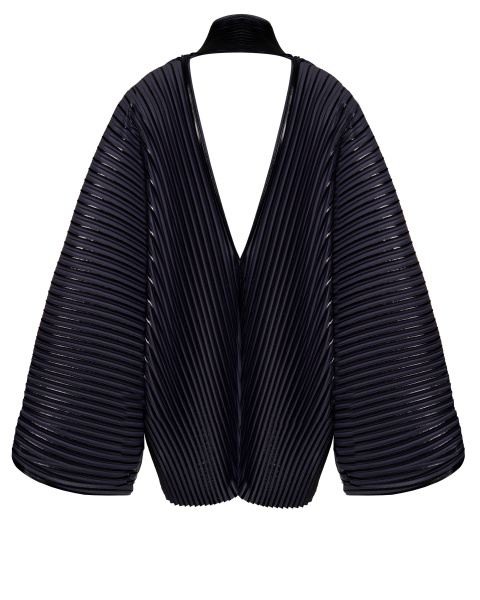 Кимоно плиссе с открытой спинкой