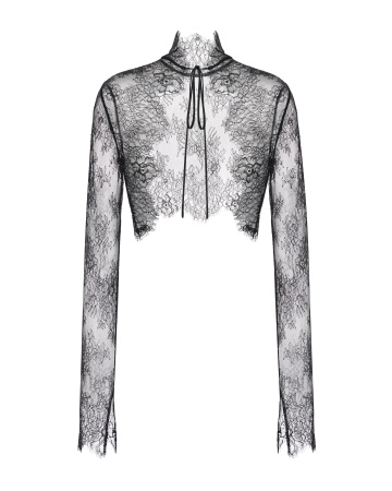 Кроп-топ кружевной