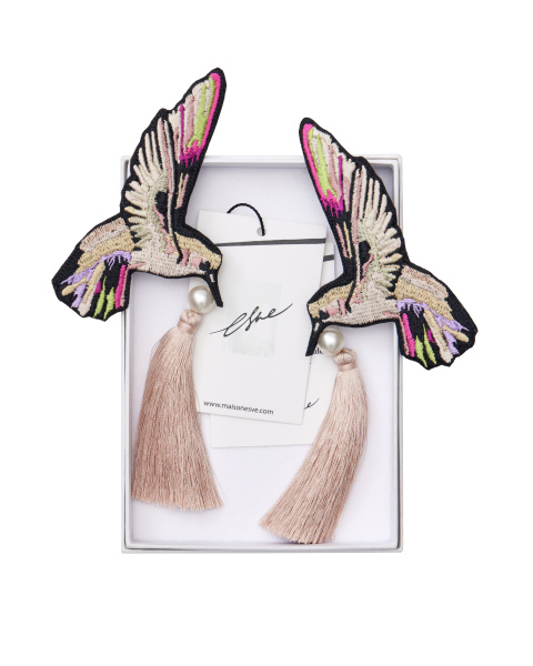 Парные броши "Неразлучники"