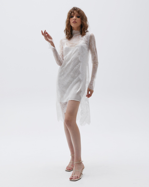 Топ кружевной ассиметричный