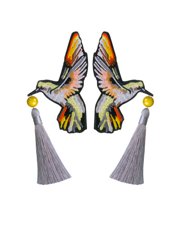 Парные броши "Неразлучники"