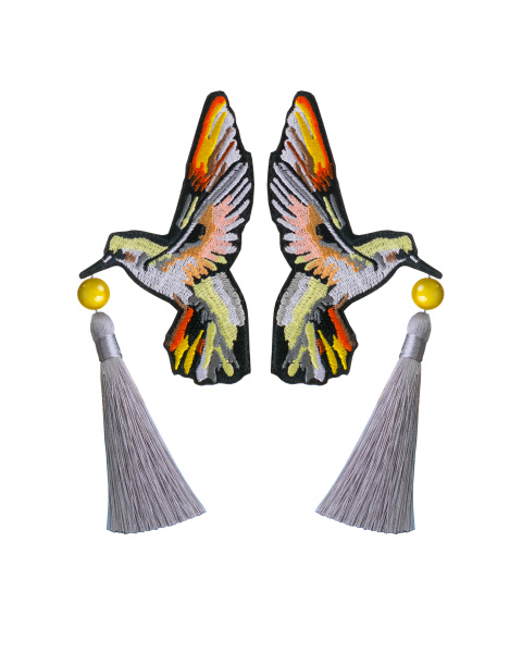 Парные броши "Неразлучники"