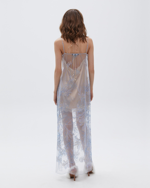 Сарафан макси на бретелях