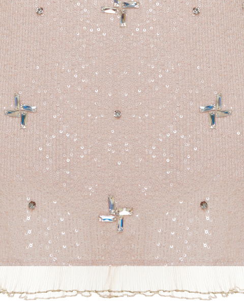 Мини-сарафан с открытой спинкой