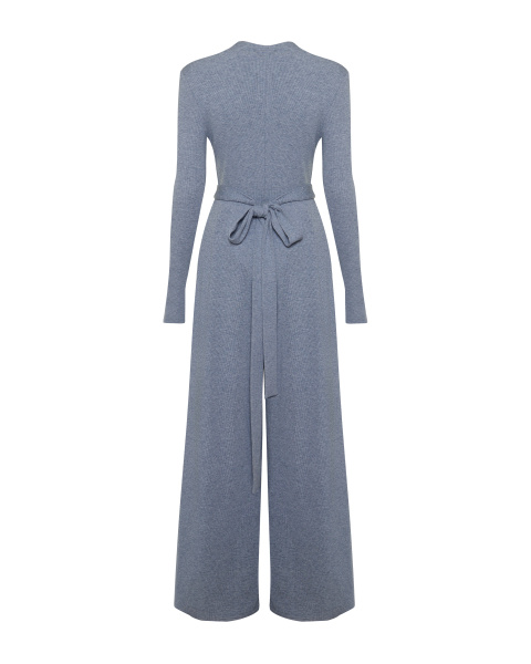 Комбинезон трикотажный с разрезом по ноге