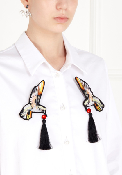 Парные броши "Неразлучники"