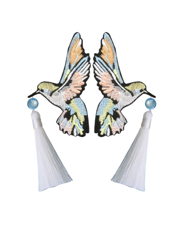 Парные броши "Неразлучники"