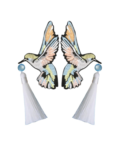 Парные броши "Неразлучники"