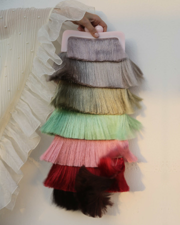 Клатч из бахромы Long