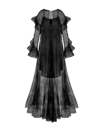 Платье кружевное с комбинацией