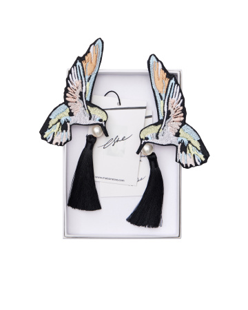 Парные броши "Неразлучники"