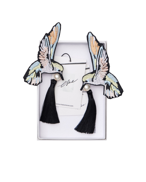 Парные броши "Неразлучники"