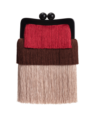 Клатч из бахромы