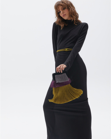 Клатч из бахромы