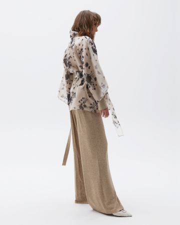 Двухслойное кимоно с поясом